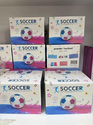 balão bola de futebol chá revelação