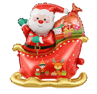 balão papai noel no trenó granel